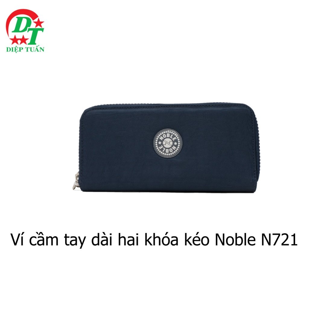 Ví cầm tay dài hai khóa kéo Noble N721