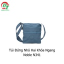 Túi Đứng Nhỏ Hai Khóa Ngang Noble N341