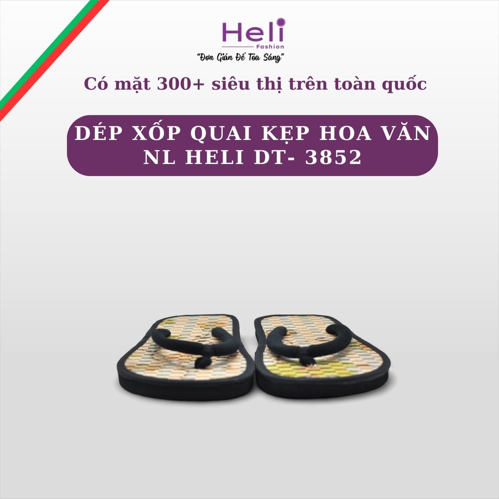 DÉP XỐP QUAI KẸP HOA VĂN NL DT- 3852