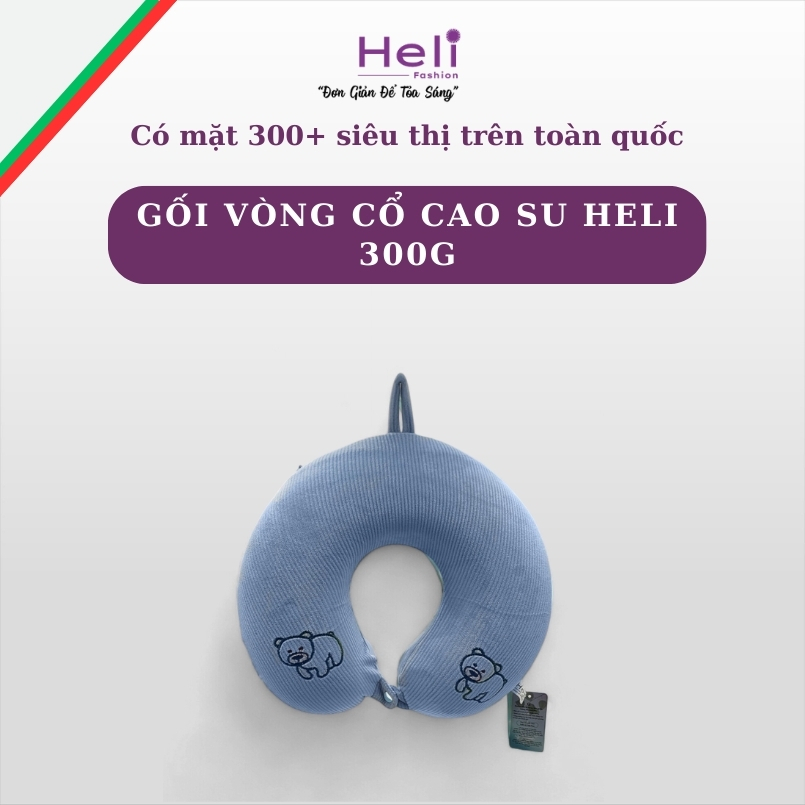 GỐI VÒNG CỔ CAO SU HELI 300G