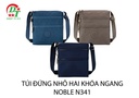 TÚI ĐỨNG NHỎ HAI KHÓA NGANG NOBLE N341