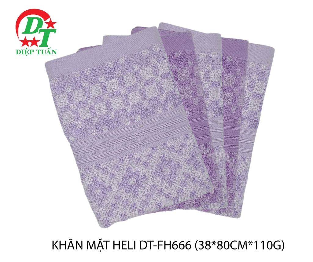 KHĂN MẶT  HELI DT-FH666 (38*80CM*110G)