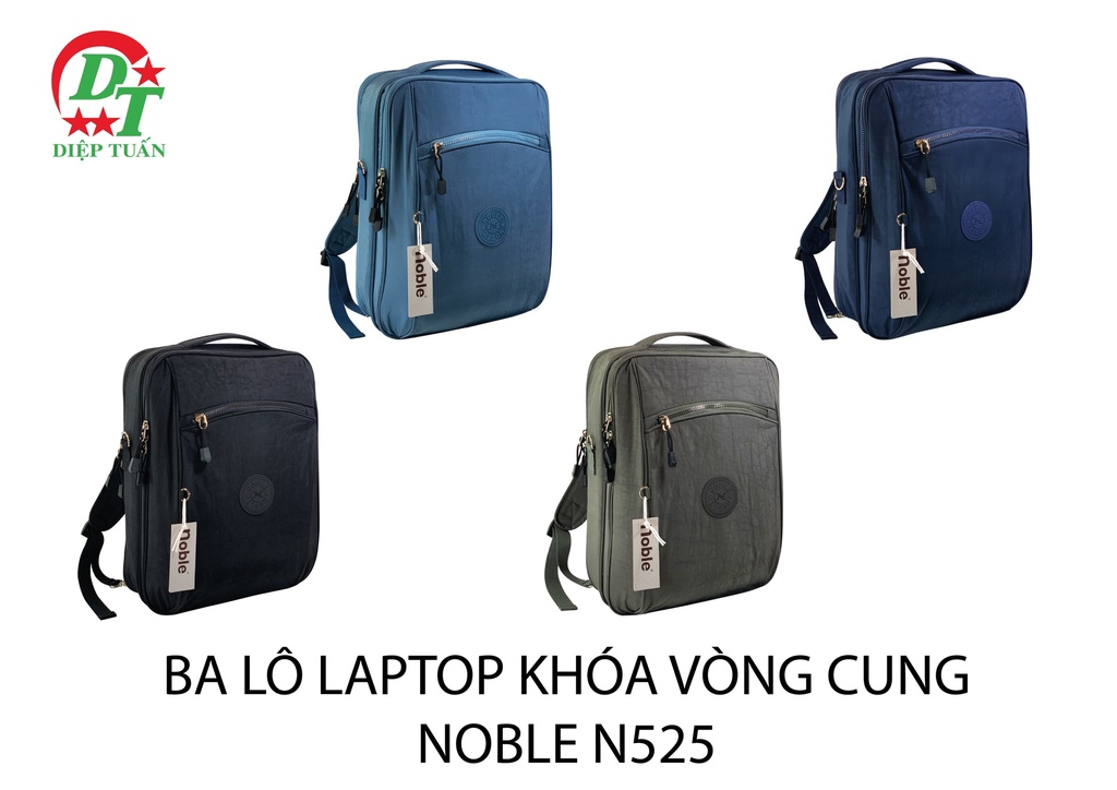 BA LÔ LAPTOP KHÓA VÒNG CUNG NOBLE N525