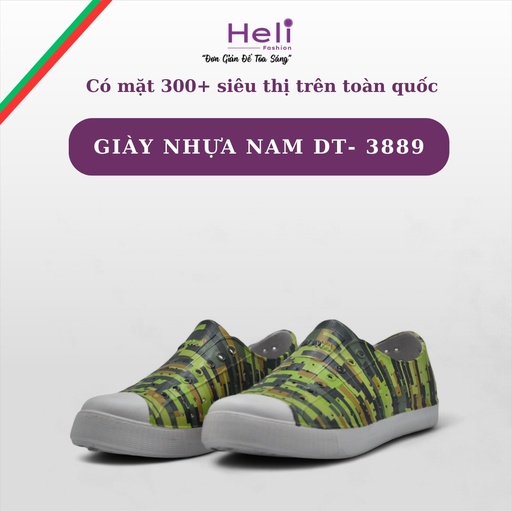 GIÀY NHỰA NAM DT- 3889