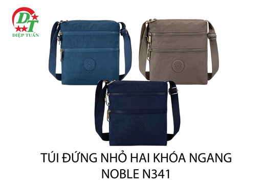 [8936136173412] TÚI ĐỨNG NHỎ HAI KHÓA NGANG NOBLE N341