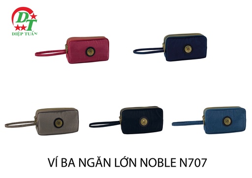 [8936136177076] VÍ BA NGĂN LỚN NOBLE N707