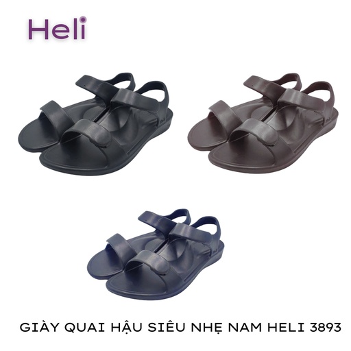 [8936175838938] GIÀY QUAI HẬU SIÊU NHẸ NAM HELI 3893